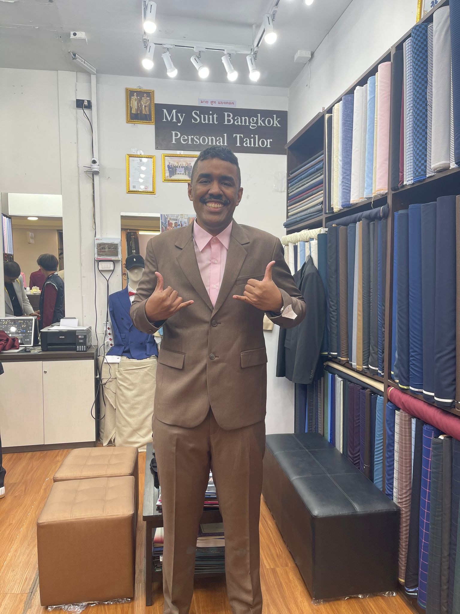 Tailoring work in progress My Suit Bangkok